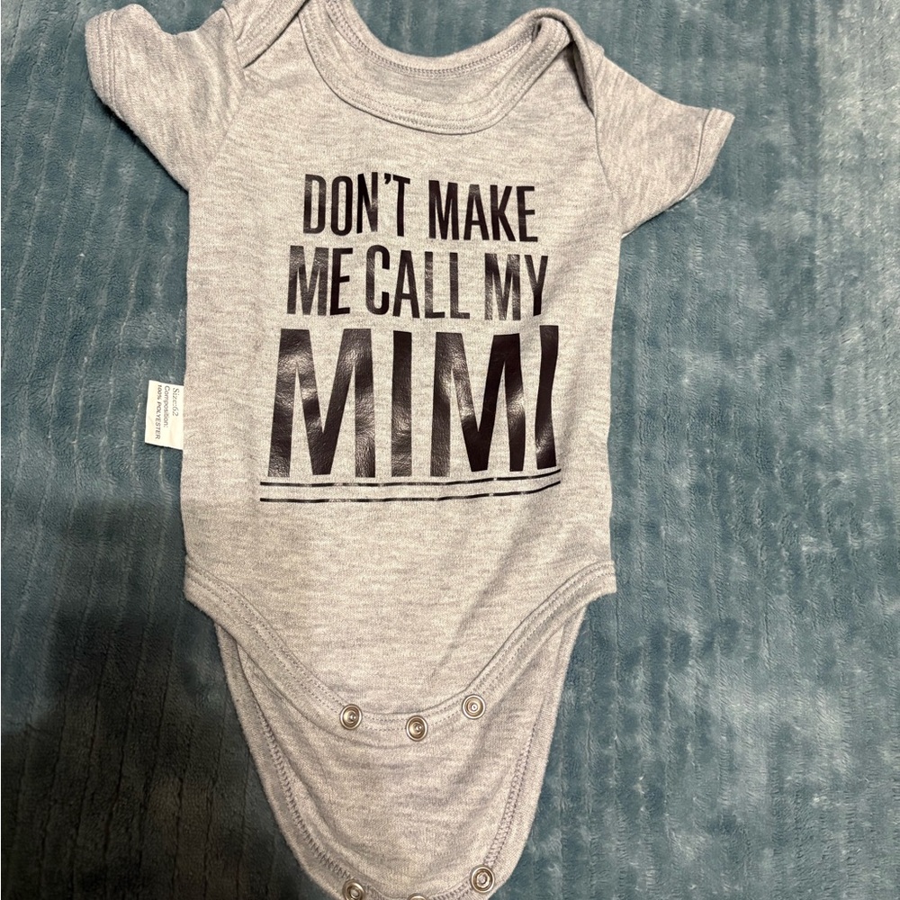 Gray Baby Onesie *bogo